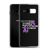 Cystic Fibrosis Awareness Faith, Hope, Courage Samsung Phone Case