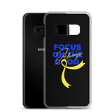 Down Syndrome Awareness Always Focus on the Good Samsung Phone Case - The Awareness Store
