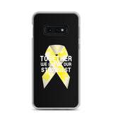 Childhood Cancer Awareness Together We Are at Our Strongest Samsung Phone Case - The Awareness Store