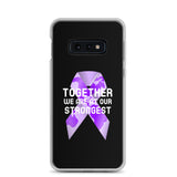 Cystic Fibrosis Awareness Together We Are at Our Strongest Samsung Phone Case - The Awareness Store