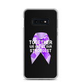 Domestic Violence Awareness Together We Are at Our Strongest Samsung Phone Case - The Awareness Store