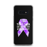 Fibromyalgia Awareness Together We Are at Our Strongest Samsung Phone Case - The Awareness Store