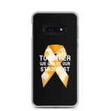 Leukemia Awareness Together We Are at Our Strongest Samsung Phone Case