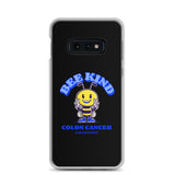 Colon Cancer Awareness Bee Kind Samsung Phone Case - The Awareness Store
