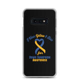 Down Syndrome Awareness I Wear Yellow & Blue Samsung Phone Case