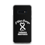 Leukemia Awareness I Wear Orange Samsung Phone Case