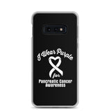Pancreatic Cancer Awareness I Wear Purple Samsung Phone Case - The Awareness Store