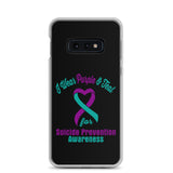 Suicide Awareness I Wear Purple & Teal Samsung Phone Case