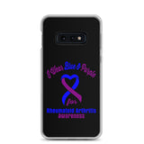 Rheumatoid Arthritis Awareness I Wear Blue & Purple Samsung Phone Case - The Awareness Store