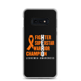 Leukemia Awareness Fighter, Superstar, Warrior, Champion, Hero Samsung Phone Case