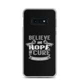 Brain Cancer Awareness Believe & Hope for a Cure Samsung Phone Case