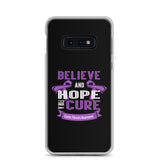 Cystic Fibrosis Awareness Believe & Hope for a Cure Samsung Phone Case - The Awareness Store