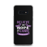 Fibromyalgia Awareness Believe & Hope for a Cure Samsung Phone Case