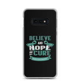 Ovarian Cancer Awareness Believe & Hope for a Cure Samsung Phone Case - The Awareness Store