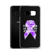 Cystic Fibrosis Awareness Together We Are at Our Strongest Samsung Phone Case - The Awareness Store