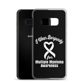 Multiple Myeloma Awareness I Wear Burgundy Samsung Phone Case - The Awareness Store