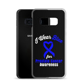 Prostate Cancer Awareness I Wear Blue Samsung Phone Case