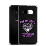 Cystic Fibrosis Awareness For My Hero Samsung Phone Case - The Awareness Store