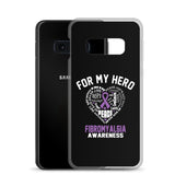 Fibromyalgia Awareness For My Hero Samsung Phone Case - The Awareness Store