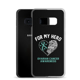 Ovarian Cancer Awareness For My Hero Samsung Phone Case - The Awareness Store