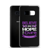 Alzheimer's Awareness Believe & Hope for a Cure Samsung Phone Case - The Awareness Store