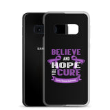 Cystic Fibrosis Awareness Believe & Hope for a Cure Samsung Phone Case - The Awareness Store