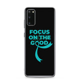 Anxiety Awareness Always Focus on the Good Samsung Phone Case - The Awareness Store