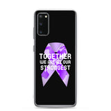 Cystic Fibrosis Awareness Together We Are at Our Strongest Samsung Phone Case - The Awareness Store