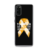 Leukemia Awareness Together We Are at Our Strongest Samsung Phone Case