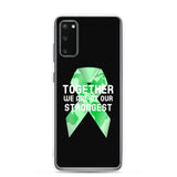Lymphoma Awareness Together We Are at Our Strongest Samsung Phone Case