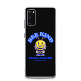 Colon Cancer Awareness Bee Kind Samsung Phone Case - The Awareness Store