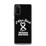 Melanoma Awareness I Wear Black Samsung Phone Case - The Awareness Store