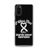 Ovarian Cancer Awareness I Wear Teal Samsung Phone Case - The Awareness Store