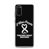 Pancreatic Cancer Awareness I Wear Purple Samsung Phone Case - The Awareness Store