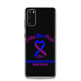 Rheumatoid Arthritis Awareness I Wear Blue & Purple Samsung Phone Case - The Awareness Store
