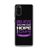 Alzheimer's Awareness Believe & Hope for a Cure Samsung Phone Case - The Awareness Store