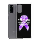 Cystic Fibrosis Awareness Together We Are at Our Strongest Samsung Phone Case - The Awareness Store