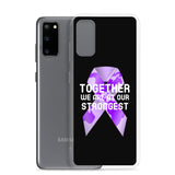 Fibromyalgia Awareness Together We Are at Our Strongest Samsung Phone Case - The Awareness Store