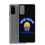 Colon Cancer Awareness Bee Kind Samsung Phone Case - The Awareness Store