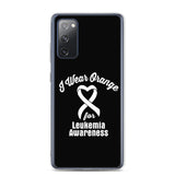 Leukemia Awareness I Wear Orange Samsung Phone Case