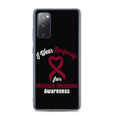 Multiple Myeloma Awareness I Wear Burgundy Samsung Phone Case - The Awareness Store