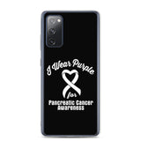 Pancreatic Cancer Awareness I Wear Purple Samsung Phone Case - The Awareness Store