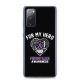 Fibromyalgia Awareness For My Hero Samsung Phone Case - The Awareness Store