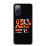 Leukemia Awareness Fighter, Superstar, Warrior, Champion, Hero Samsung Phone Case