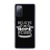 Brain Cancer Awareness Believe & Hope for a Cure Samsung Phone Case