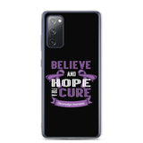 Fibromyalgia Awareness Believe & Hope for a Cure Samsung Phone Case