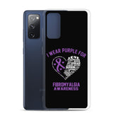 Fibromyalgia Awareness I Wear Purple Samsung Phone Case