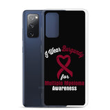 Multiple Myeloma Awareness I Wear Burgundy Samsung Phone Case - The Awareness Store