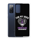 Fibromyalgia Awareness For My Hero Samsung Phone Case - The Awareness Store