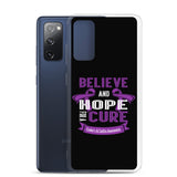 Crohn's Awareness Believe & Hope for a Cure Samsung Phone Case - The Awareness Store